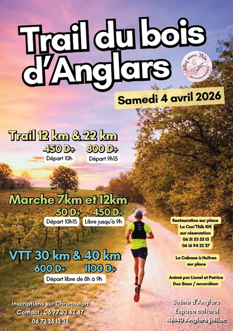 Trail du Bois d&rsquo;Anglars 2026 Guide Inscription Résultats