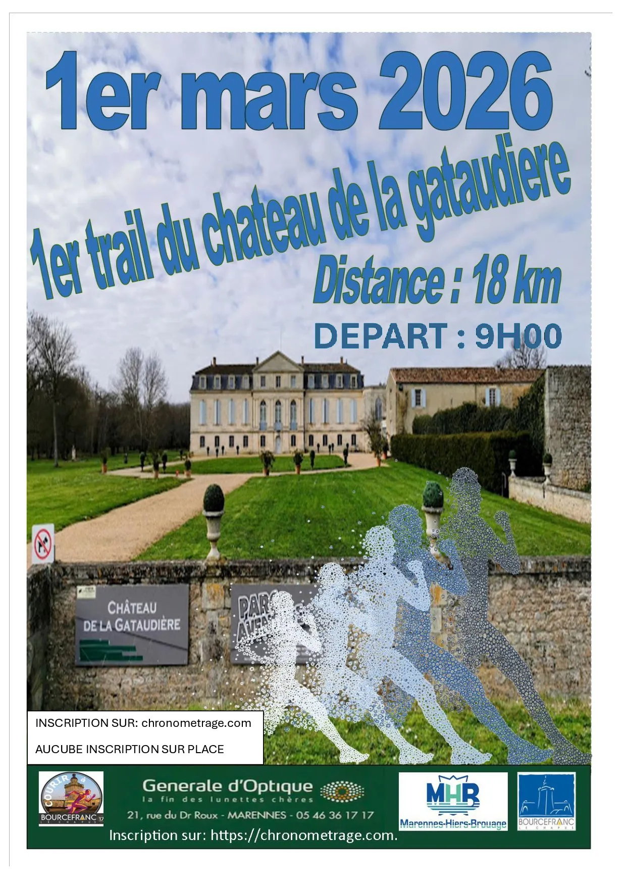 Trail du Château de la Gataudière 2026 Guide Inscription Résultats