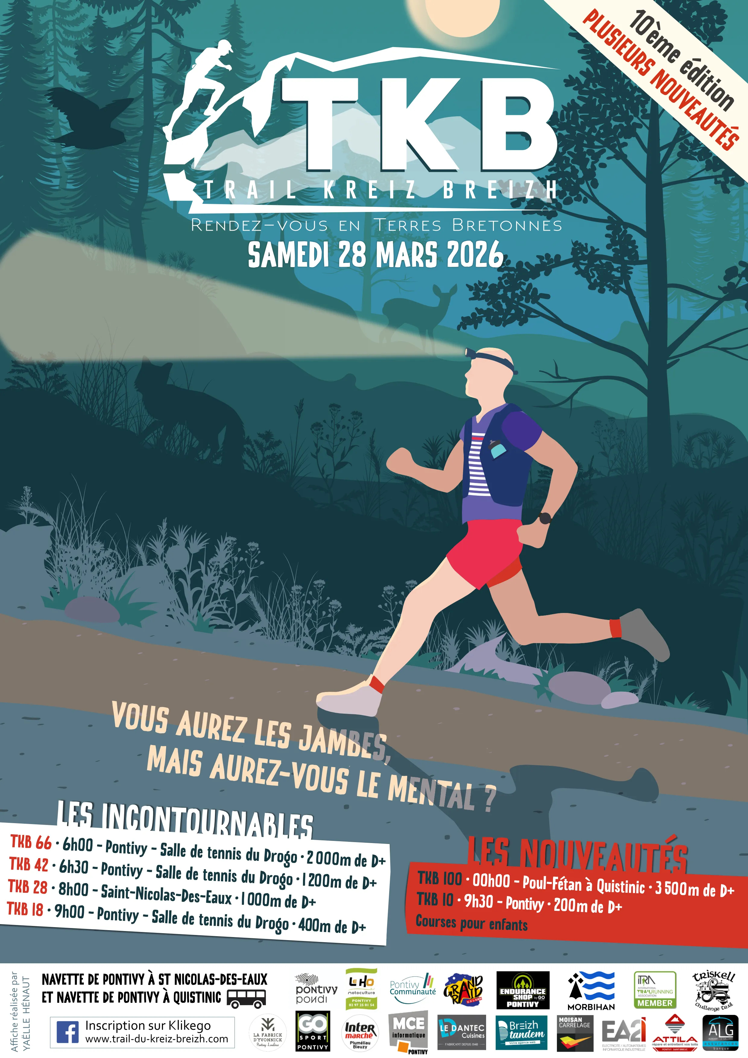 Trail du Kreiz Breizh TKB 2026 Guide Inscription Résultats