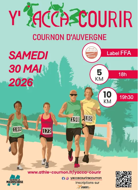 Y&rsquo;acca Courir à Cournon 2026 Guide Inscription Résultats
