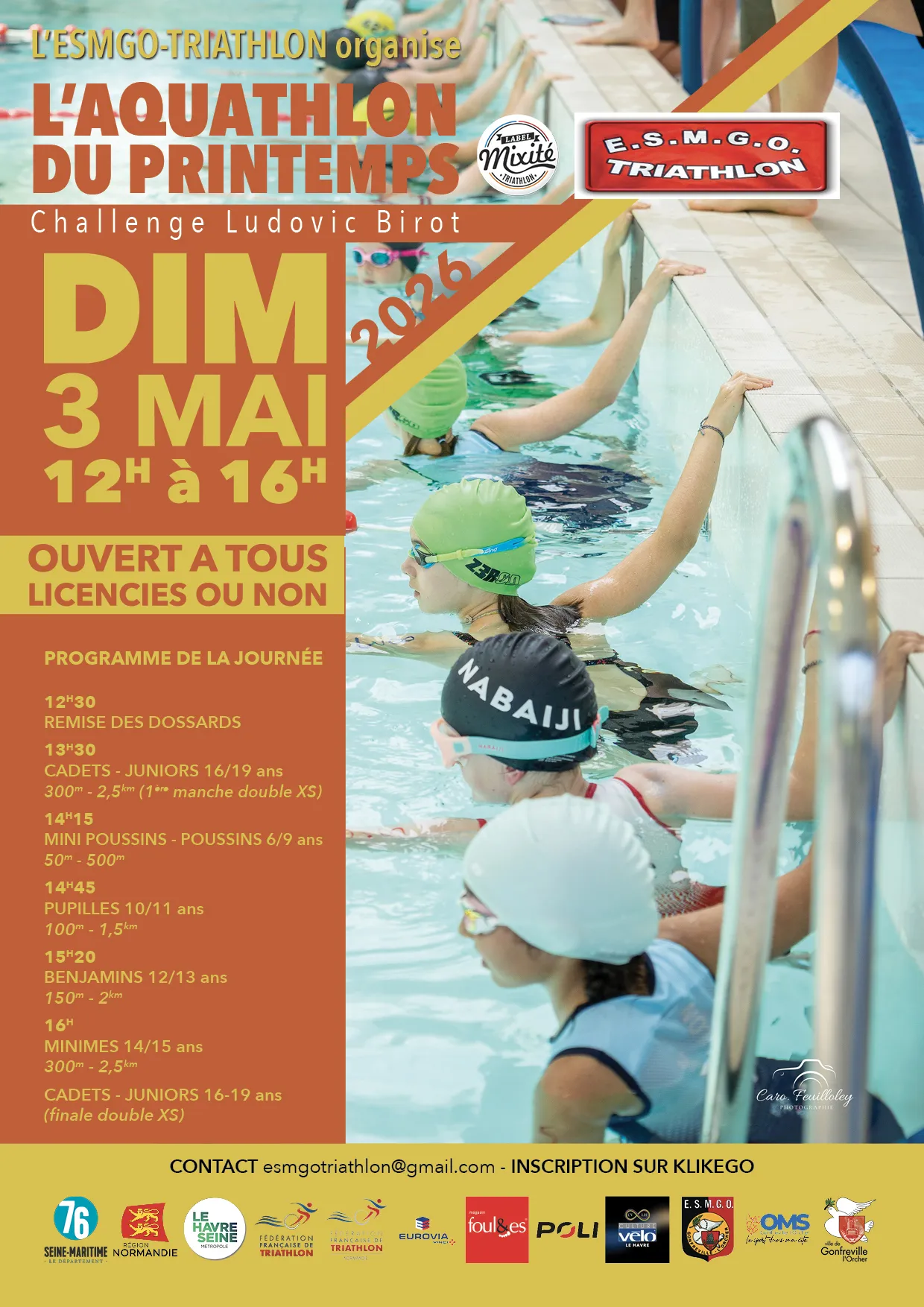 affiche de la course