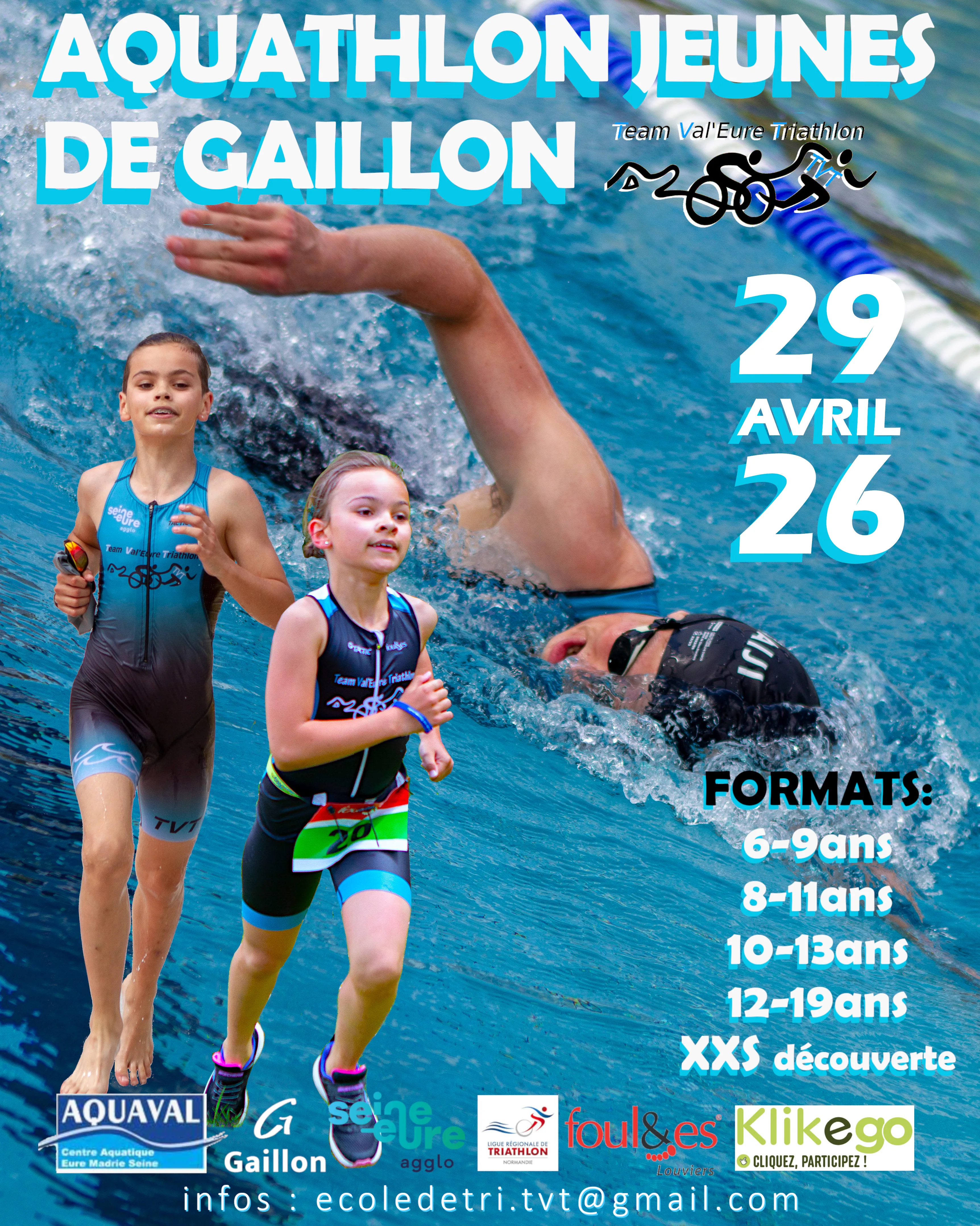 Aquathlon Jeunes de Gaillon 2026 Guide Inscription Résultats