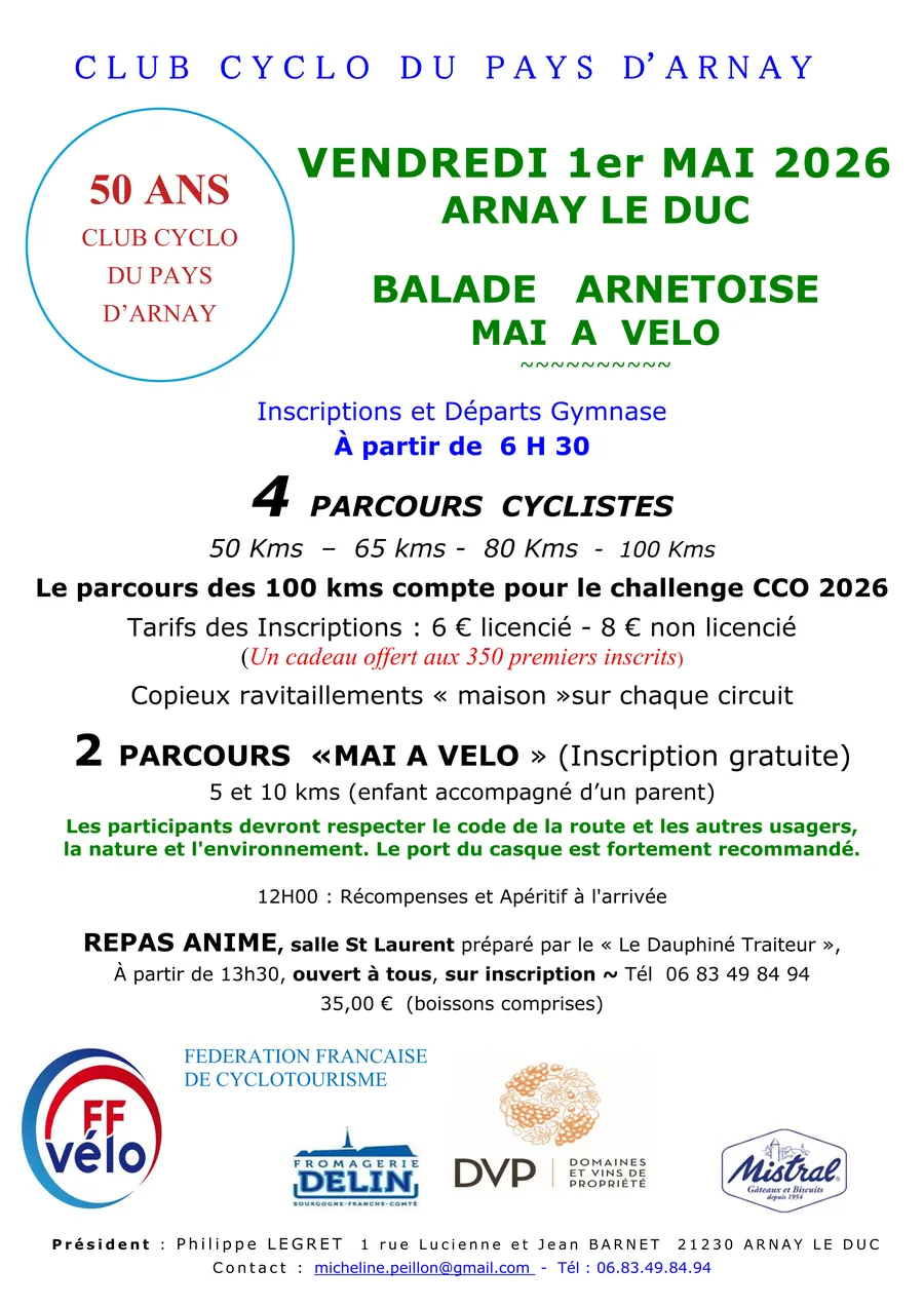Balade Arnetoise 2026 Guide Inscription Résultats