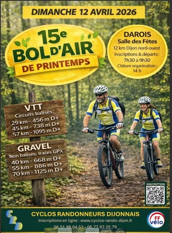 Bol d&rsquo;Air de Printemps VTT et Gravel 2026 Guide Inscription Résultats