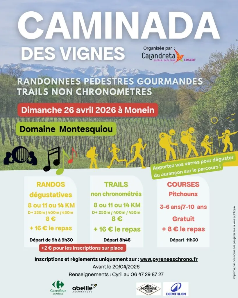 Caminada des Vignes 2026 Guide Inscription Résultats