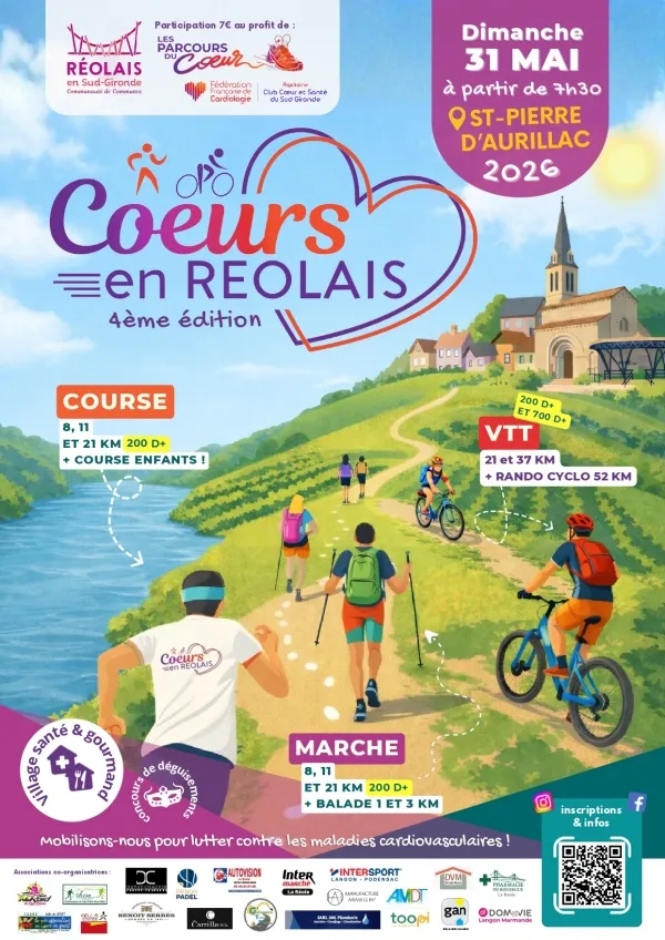 Coeurs en Réolais 2026 Guide Inscription Résultats