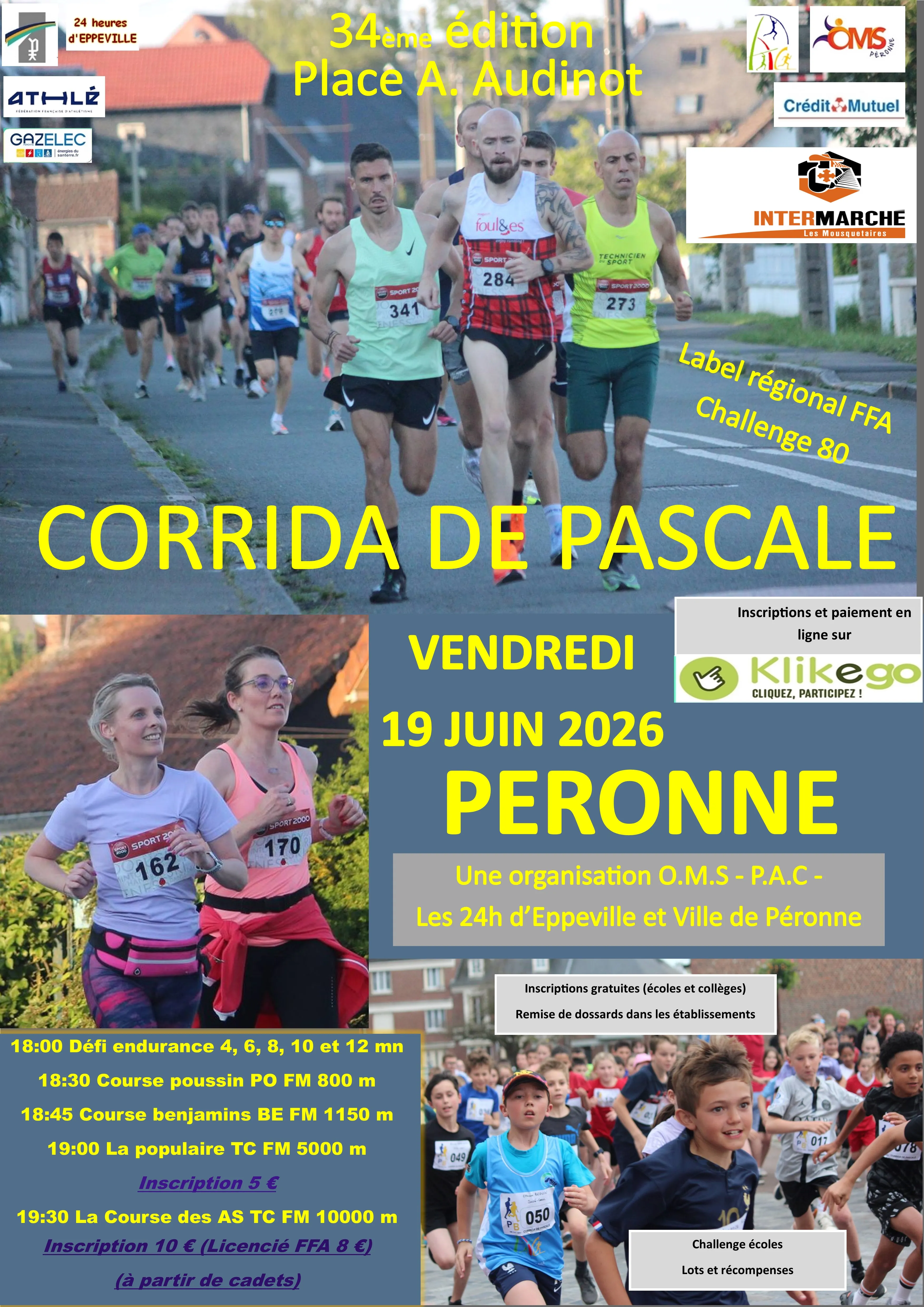 Corrida de Pascale 2026 Guide Inscription Résultats