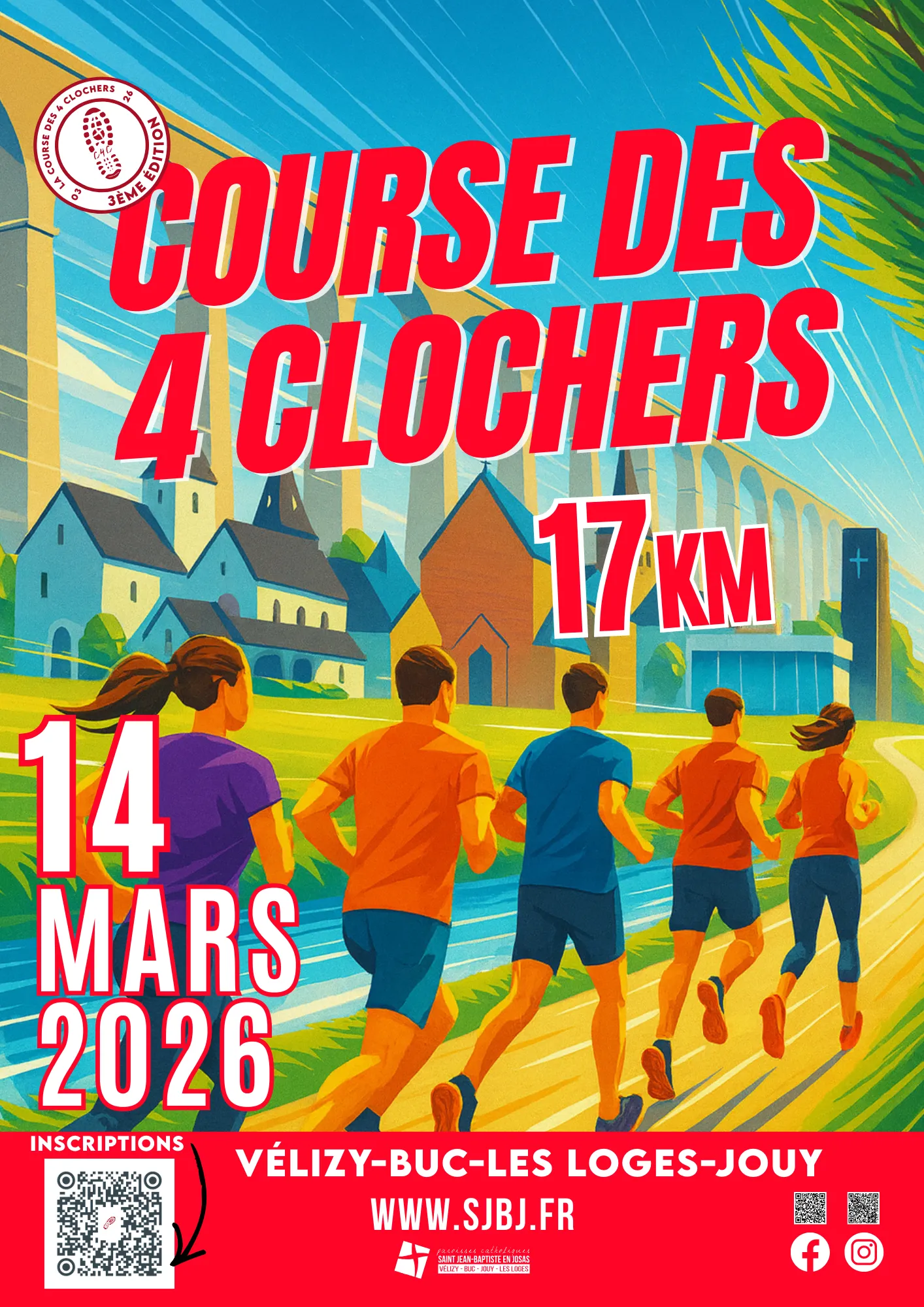 Course des 4 Clochers Vélizy 2026 Guide Inscription Résultats
