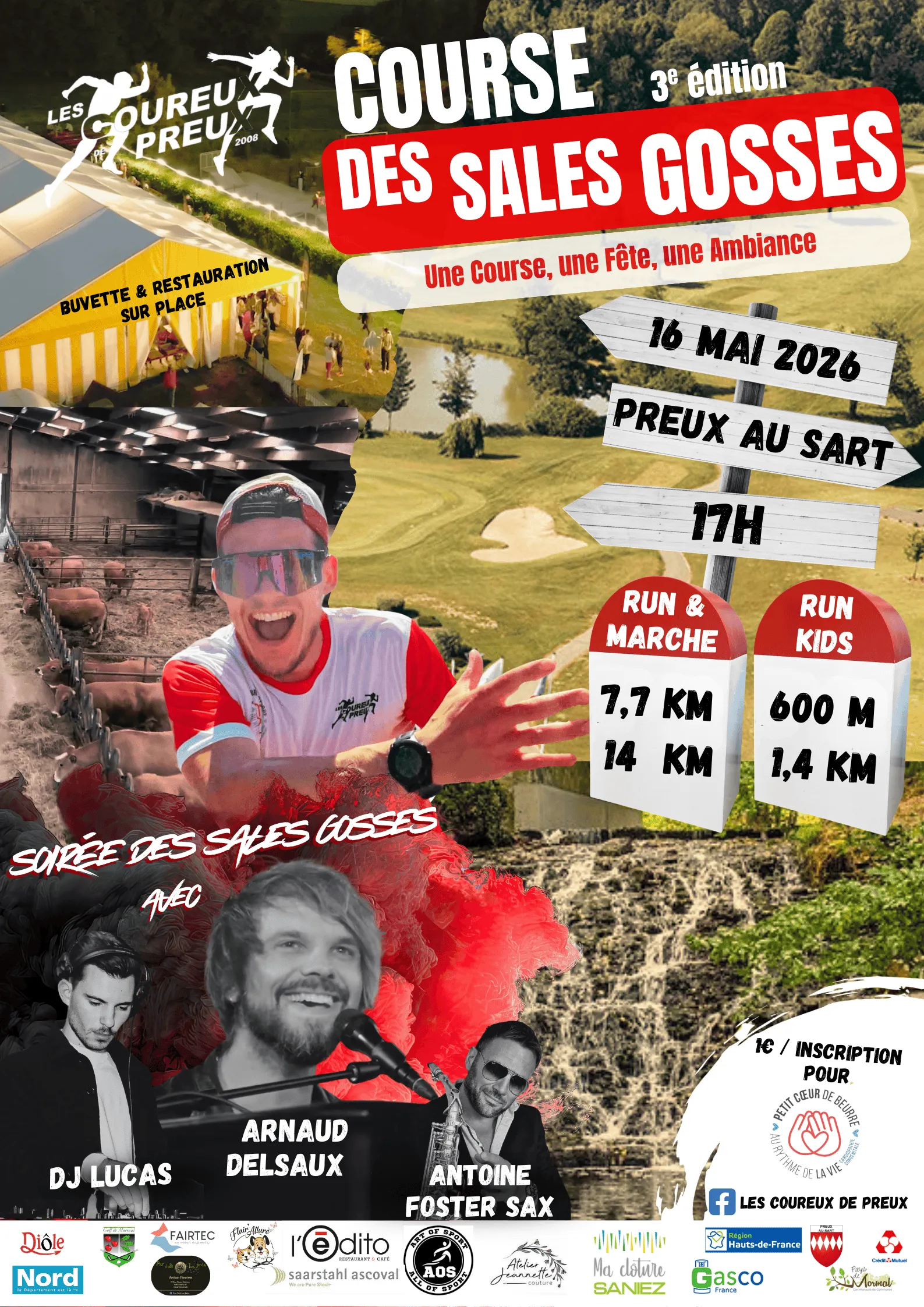affiche de la course