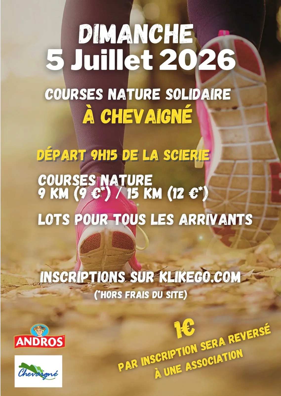 Course et marche nordique Chevaigné 2026 Guide Inscription Résultats