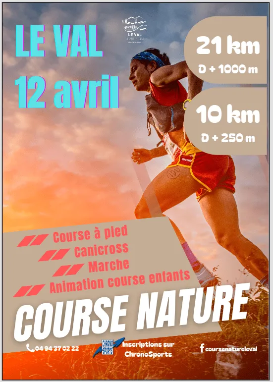 Course Nature Le Val 83 2026 Guide Inscription Résultats
