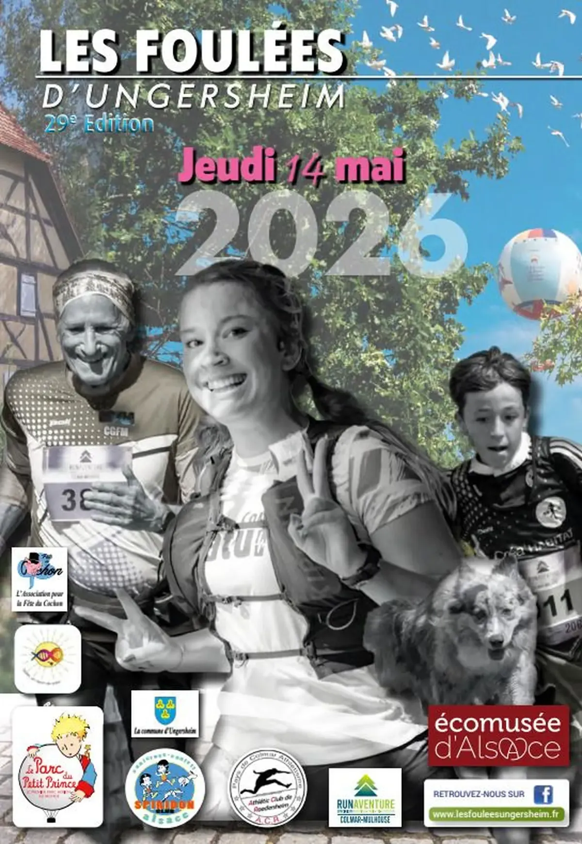 affiche de la course