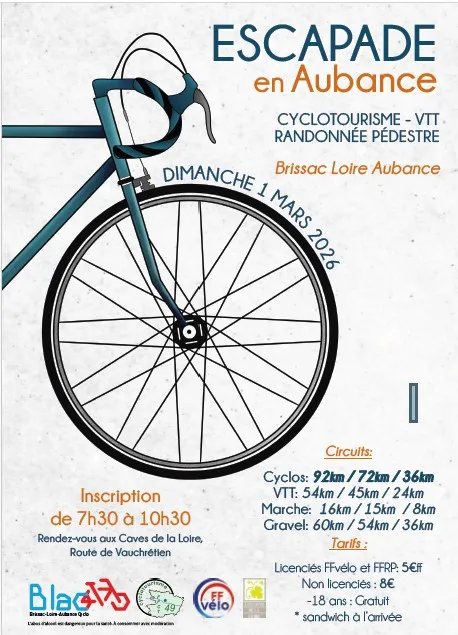 Escapade en Aubance 2026 Guide Inscription Résultats