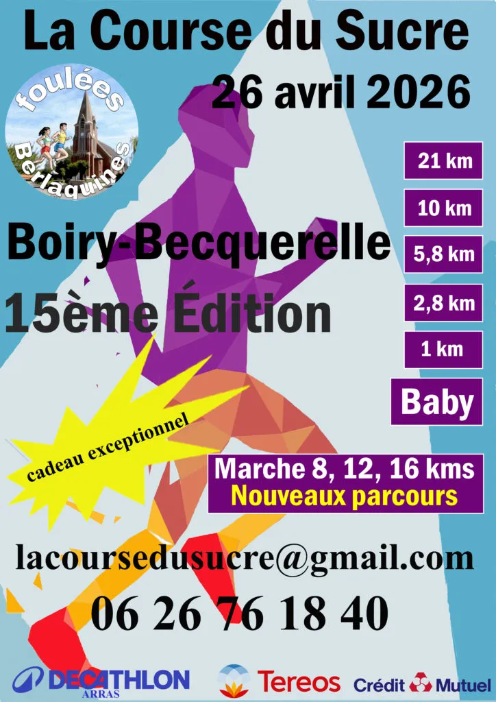 affiche de la course