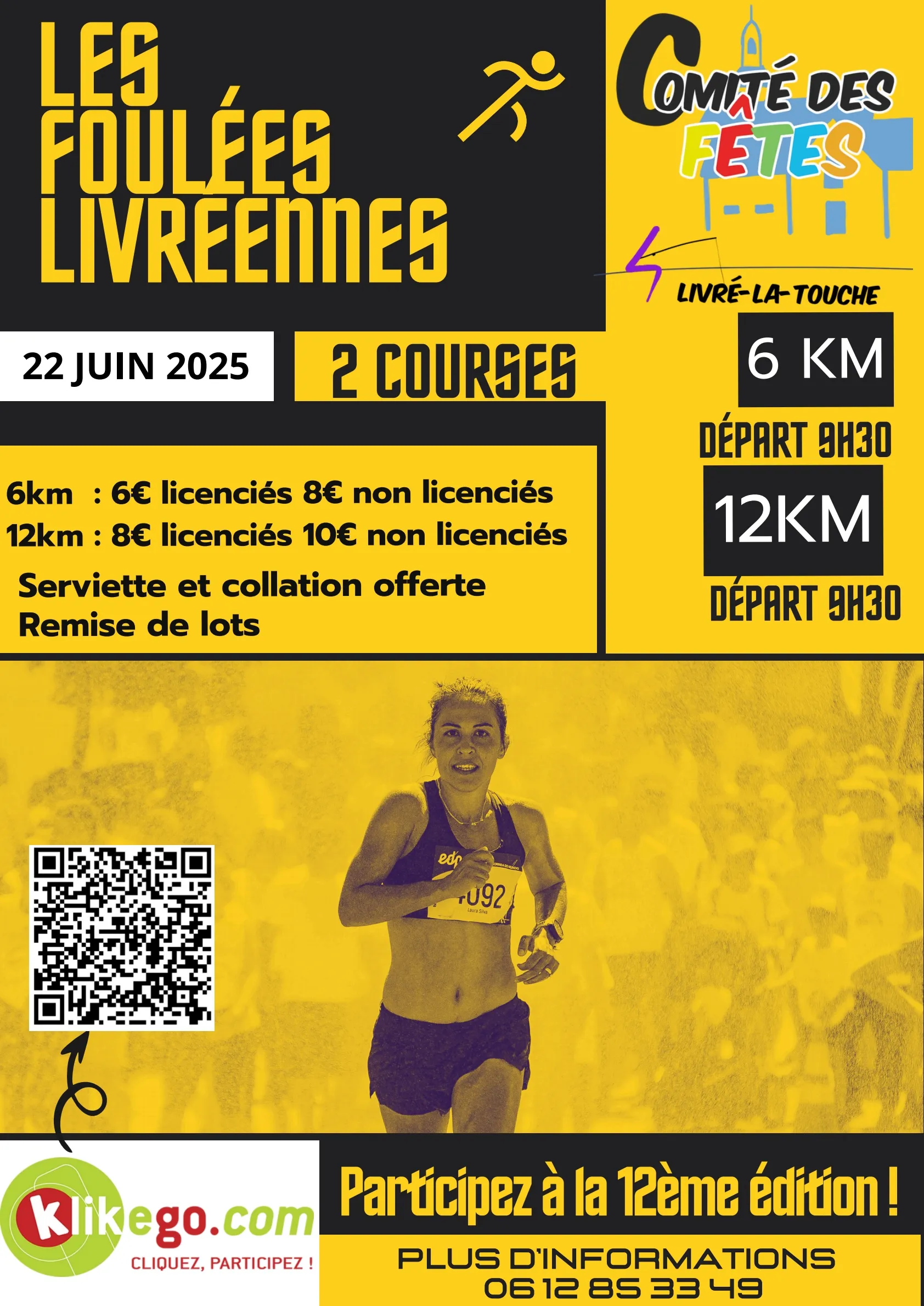 affiche de la course
