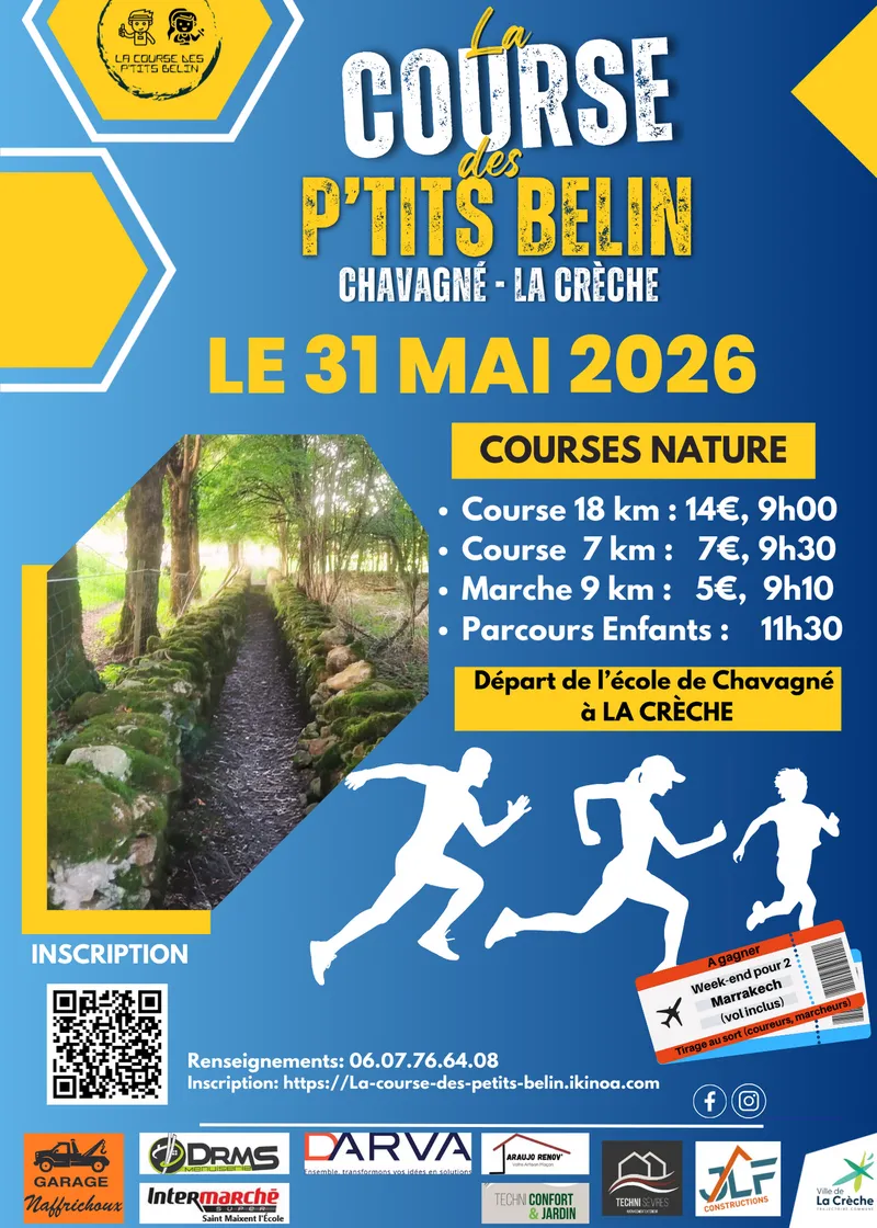 affiche de la course