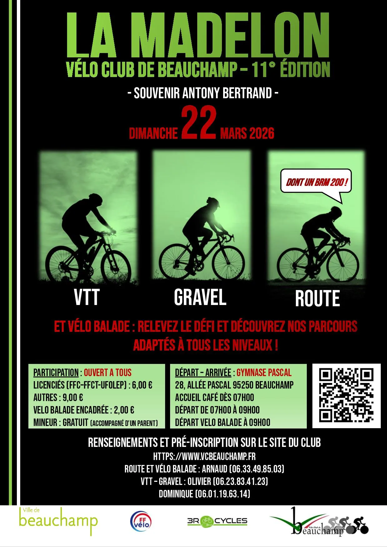 La Madelon Beauchamp 2026 Guide Inscription Résultats