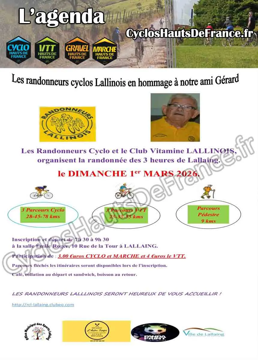 Les 3 heures de Lallaing 2026 Guide Inscription Résultats