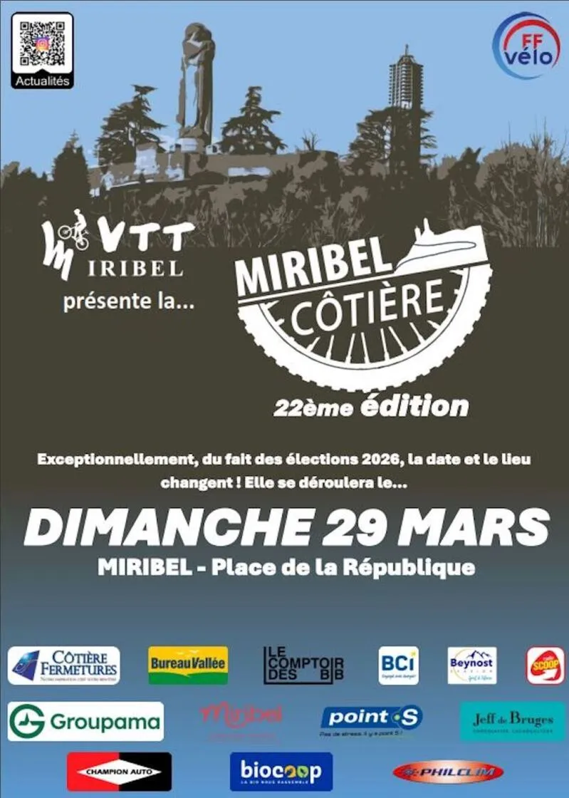 Miribel Côtière 2026 Guide Inscription Résultats