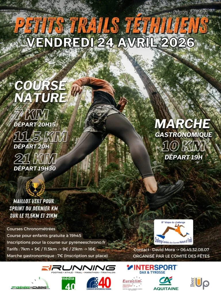 affiche de la course