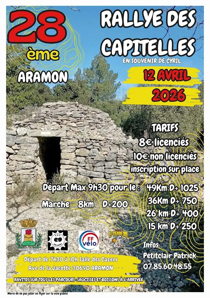 Rallye des Capitelles 2026 Guide Inscription Résultats