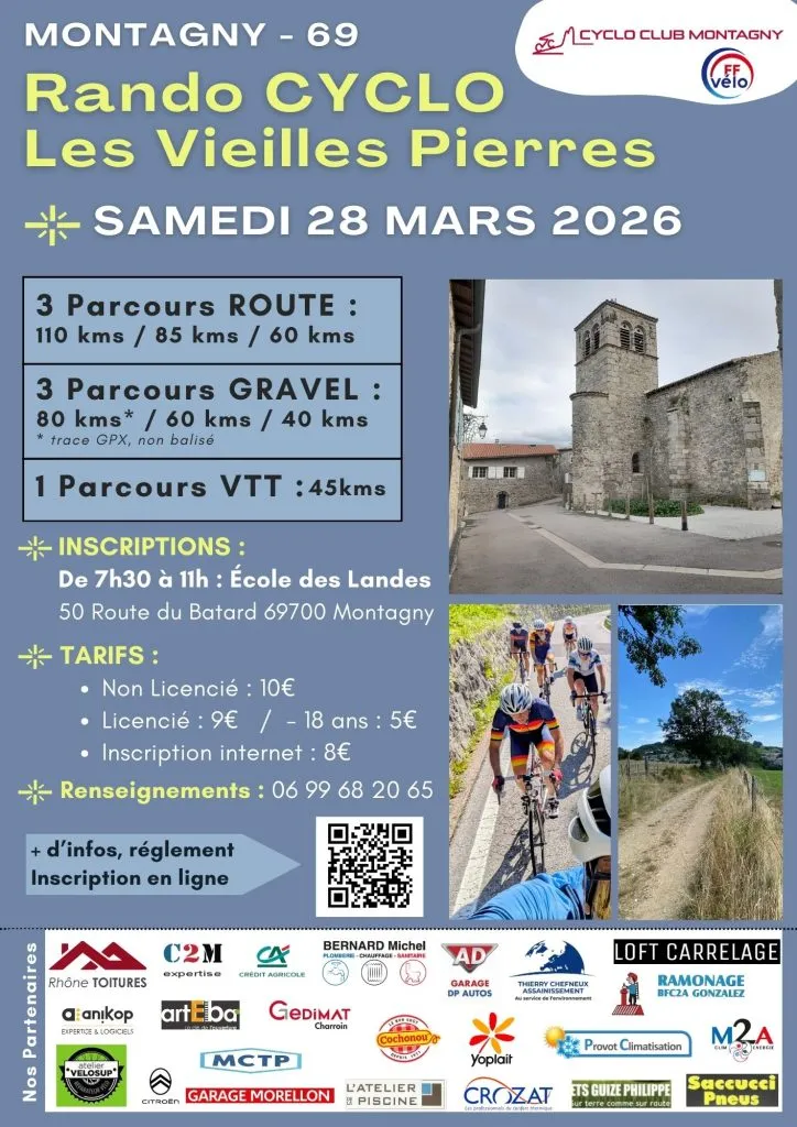 Rando cyclo les Vieilles Pierres 2026 Guide Inscription Résultats