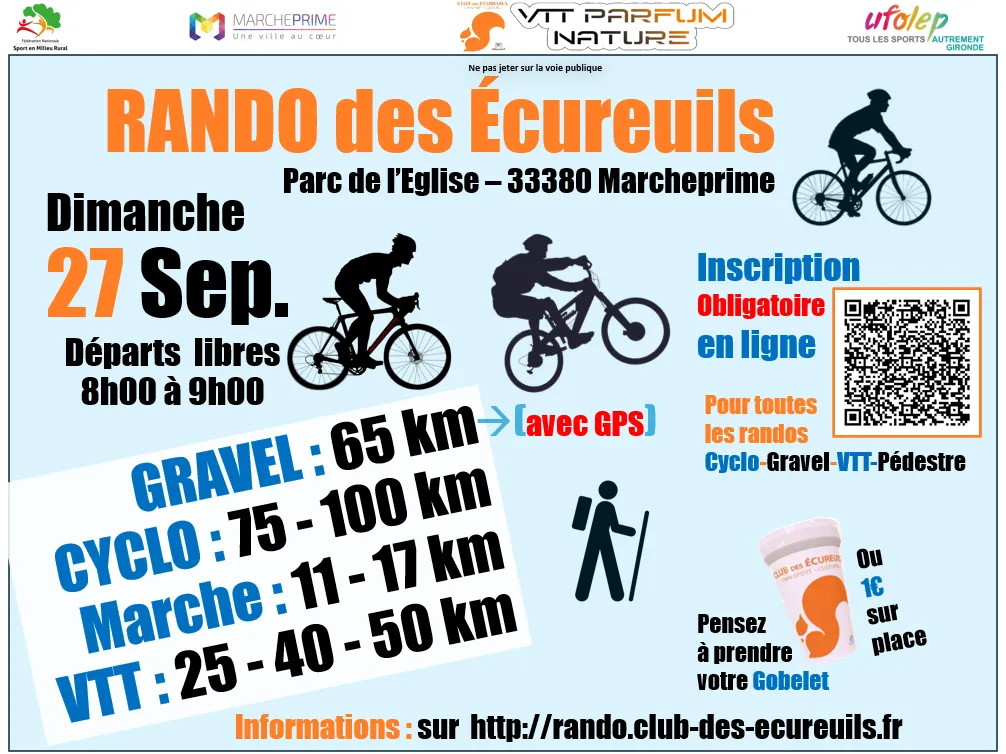 Rando des Écureuils 2026 Guide Inscription Résultats