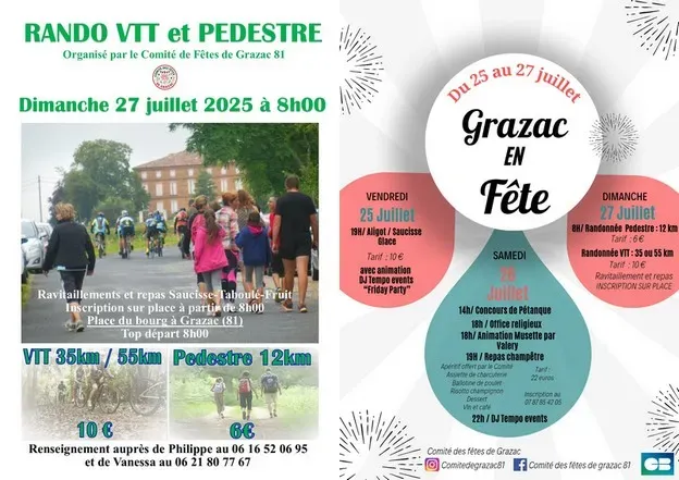 Rando Grazac en Fête 2026 Guide Inscription Résultats