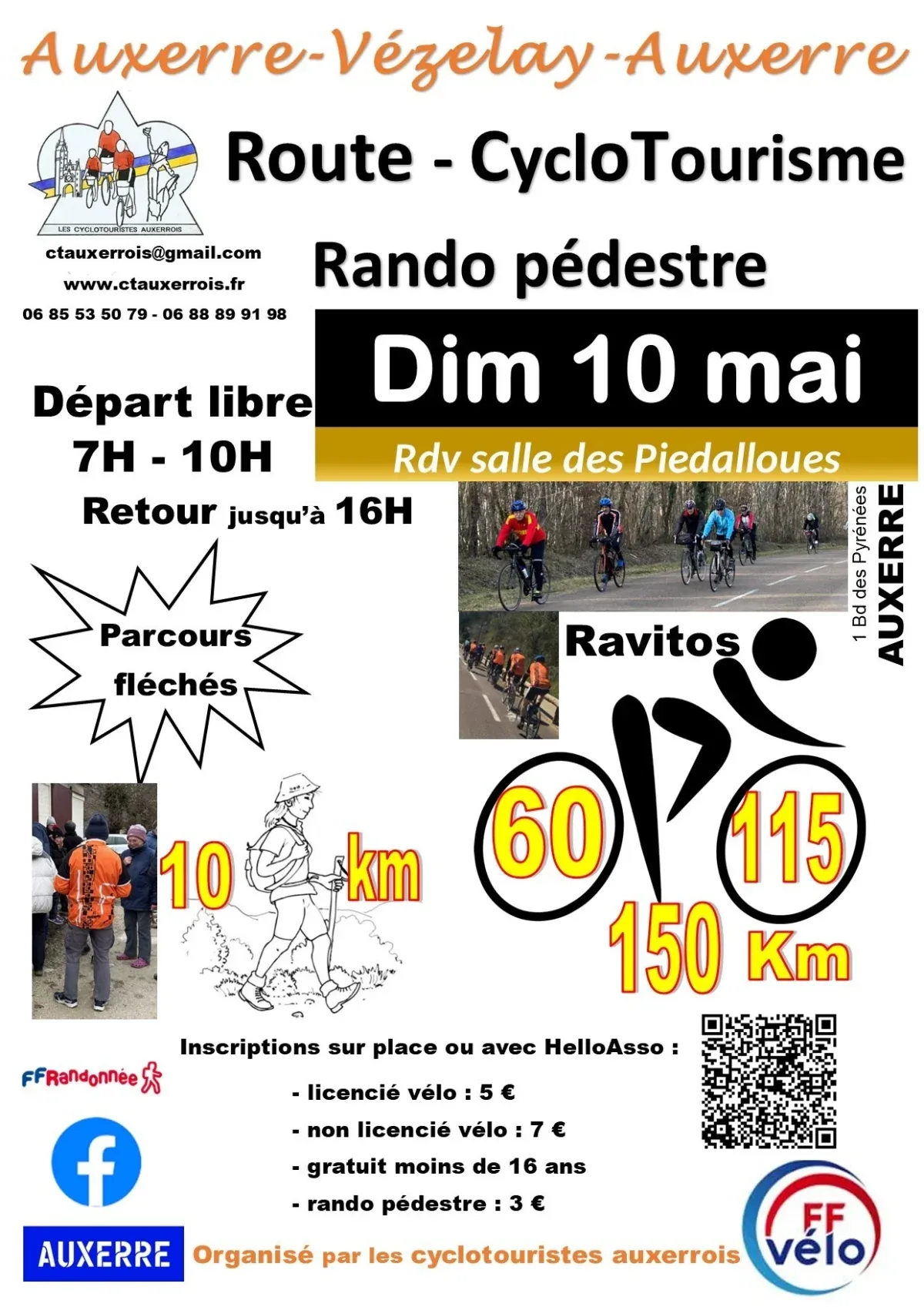 Randonnée Auxerre Vézelay Auxerre 2026 Guide Inscription Résultats