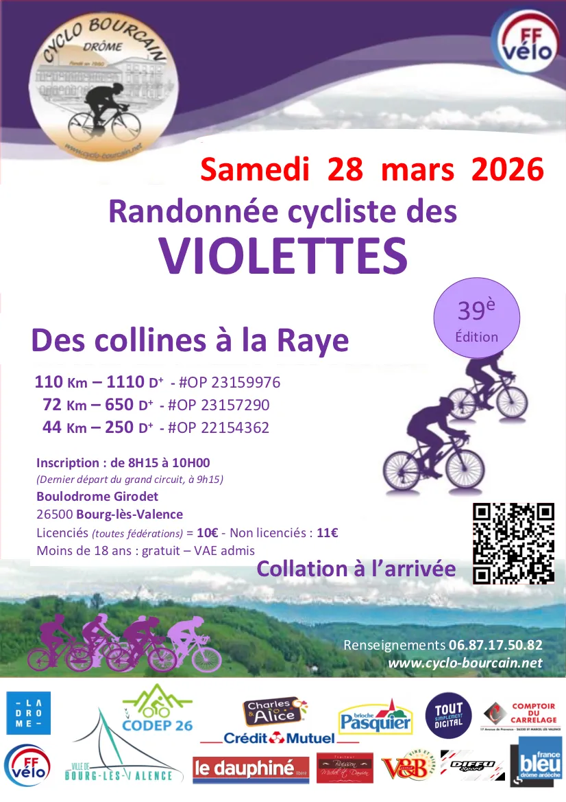 Randonnée des Violettes 2026 Guide Inscription Résultats