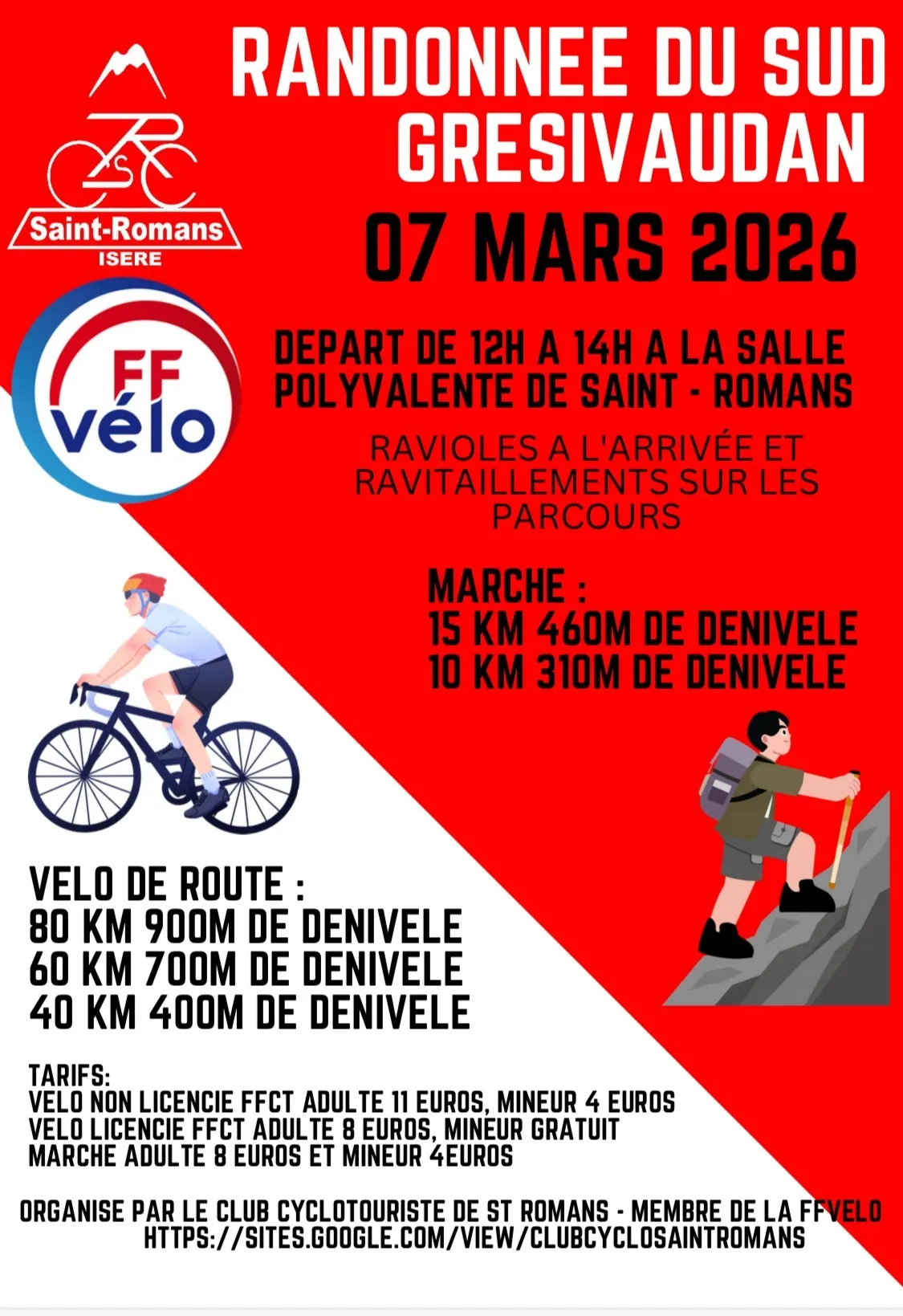 Randonnée du Sud Gresivaudan 2026 Guide Inscription Résultats