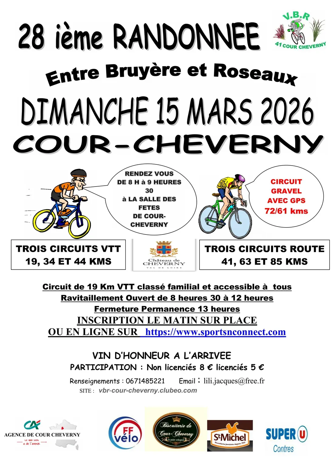 Randonnée entre Bruyère et Roseaux 2026 Guide Inscription Résultats