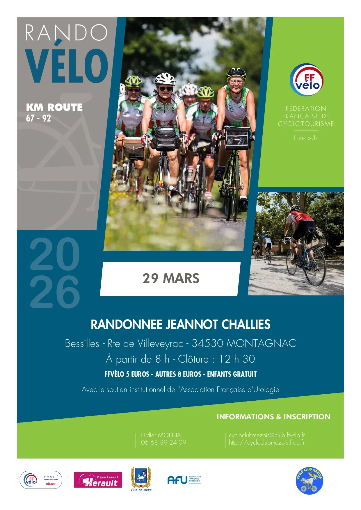 Randonnée Jeannot Challiès 2026 Guide Inscription Résultats