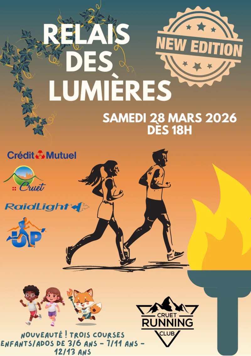 Relais des Lumières Cruet 2026 Guide Inscription Résultats