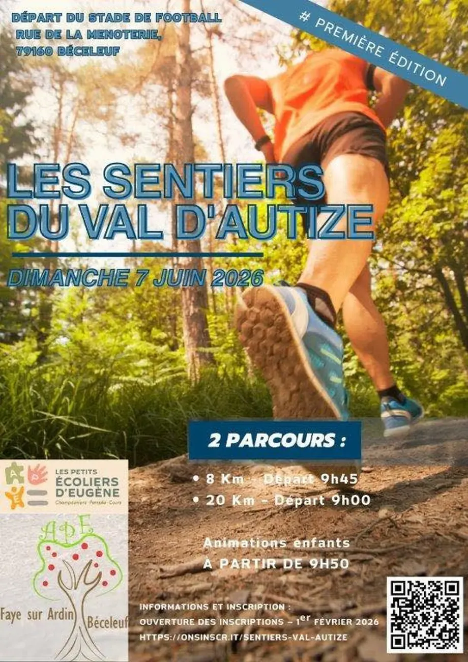Sentiers du Val d&rsquo;Autize 2026 Guide Inscription Résultats
