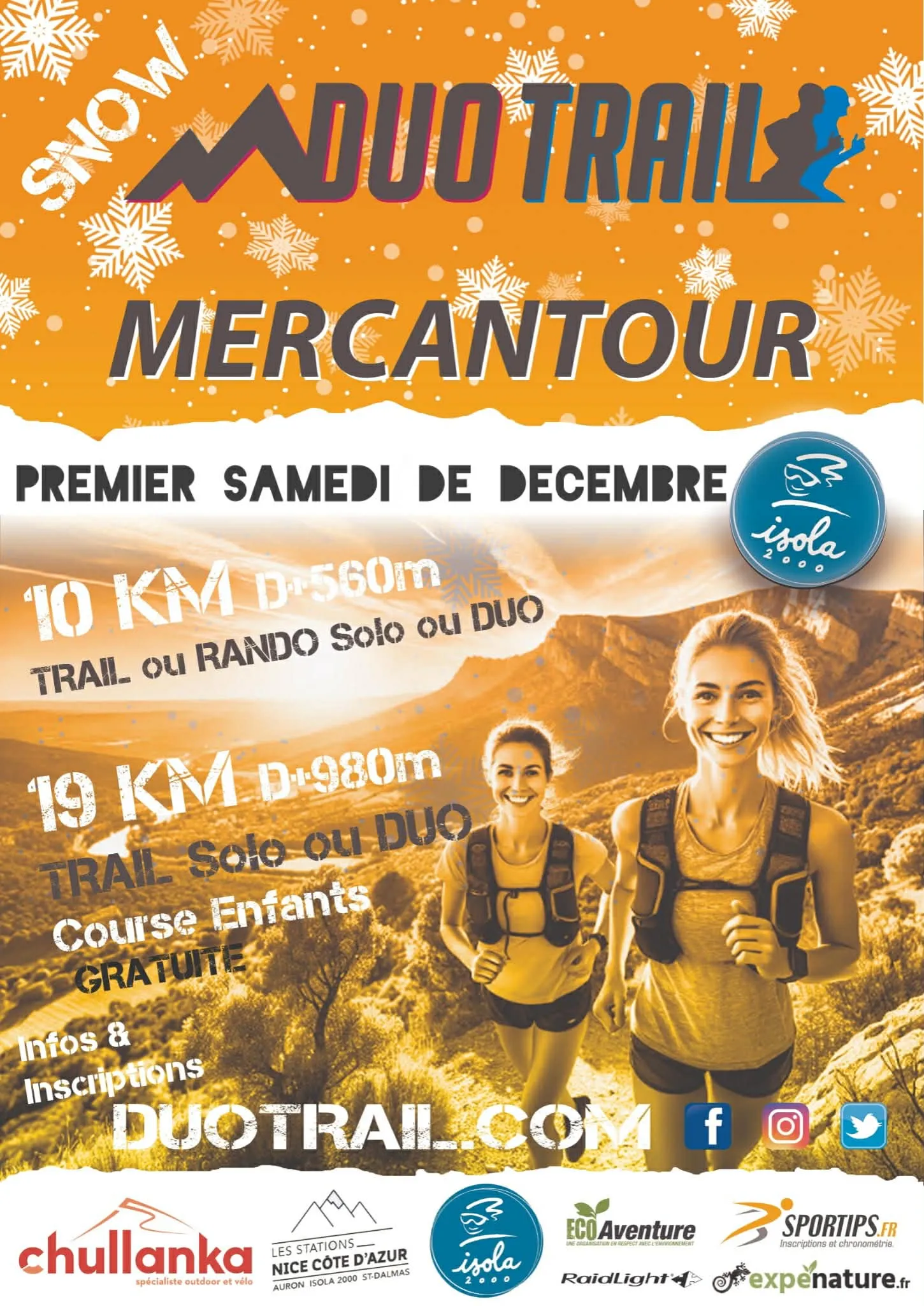 Snow Duo Trail Mercantour 2026 Guide Inscription Résultats