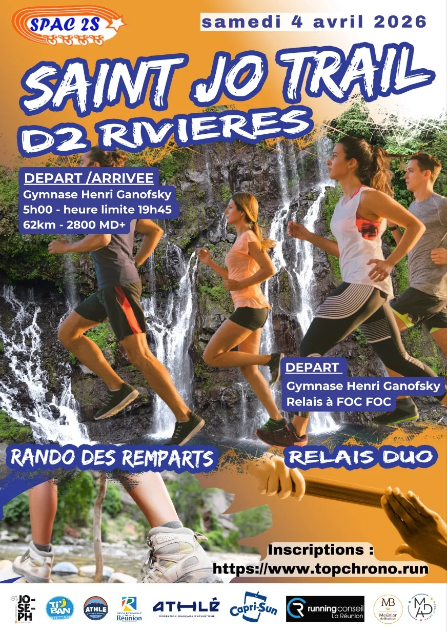 Trail D2 Rivières – Saint Joseph 2026 Guide Inscription Résultats