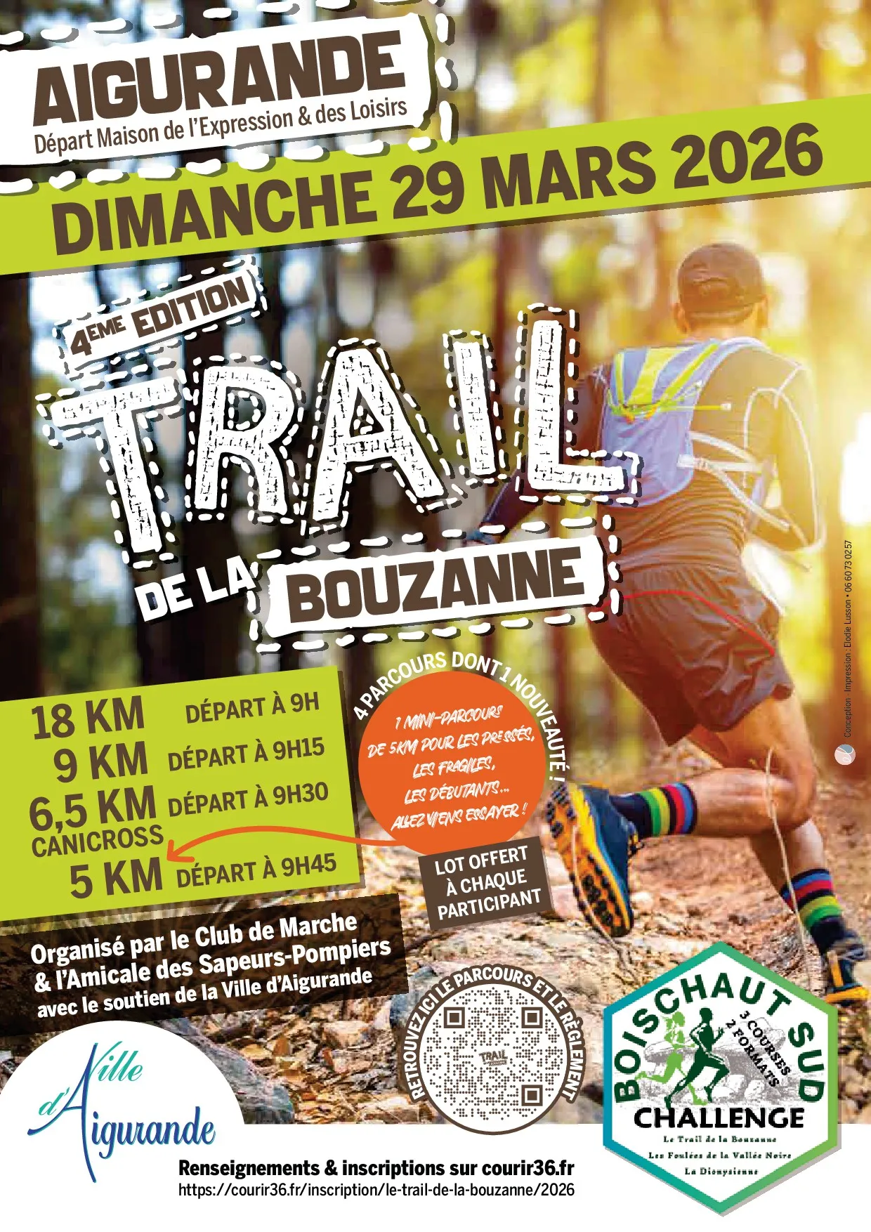 Trail de la Bouzanne 2026 Guide Inscription Résultats