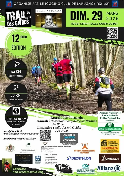 affiche de la course