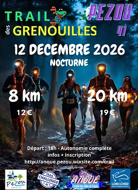 Trail des Grenouilles Pezou 2026 Guide Inscription Résultats