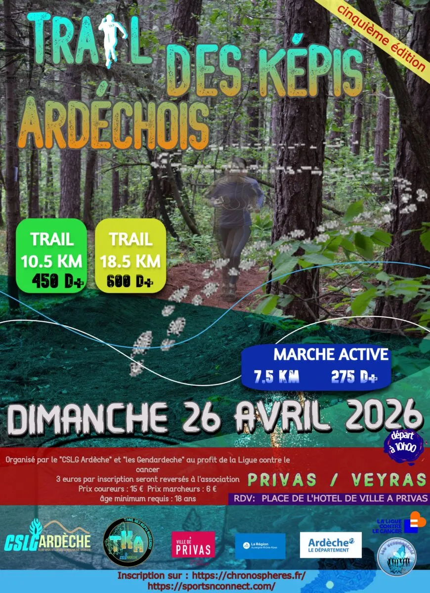 Trail des Képis Ardéchois 2026 Guide Inscription Résultats