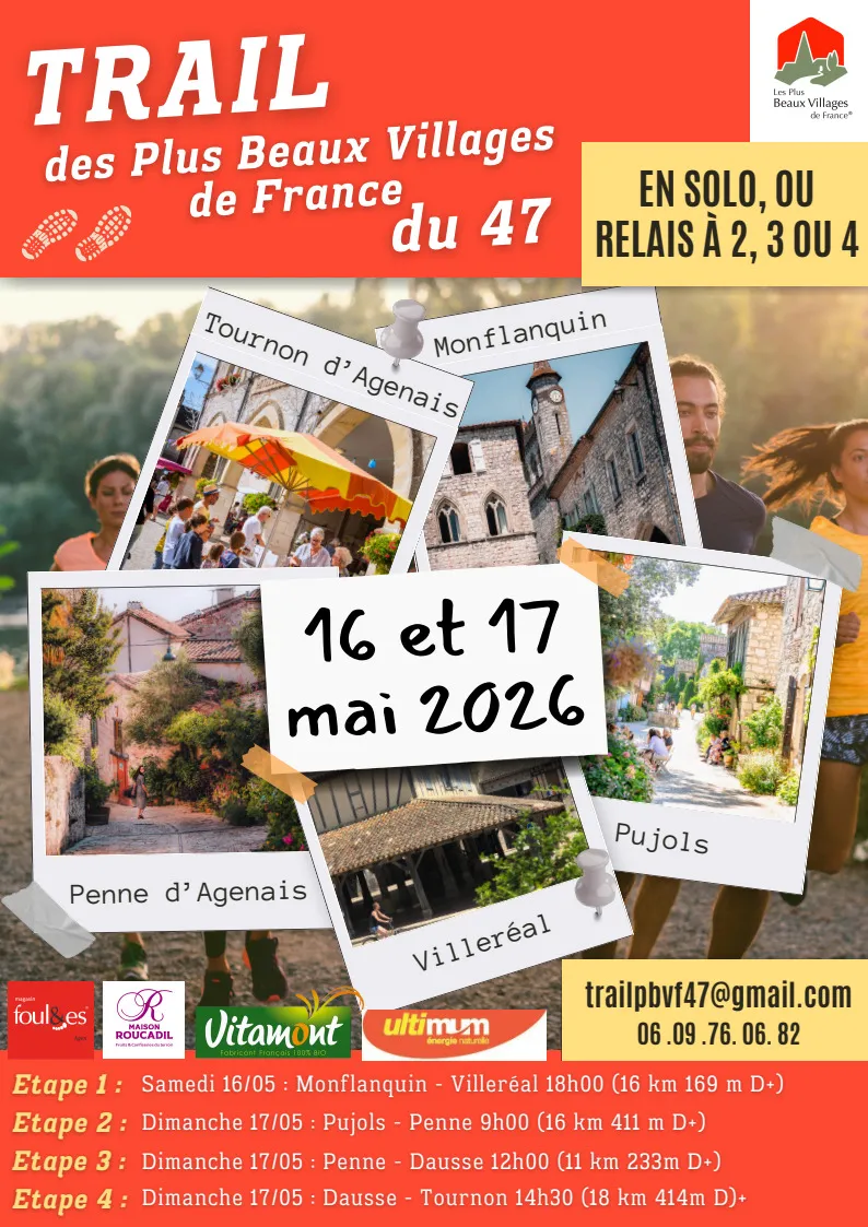 Trail des plus Beaux Villages de France du 47 2026 Guide Inscription Résultats