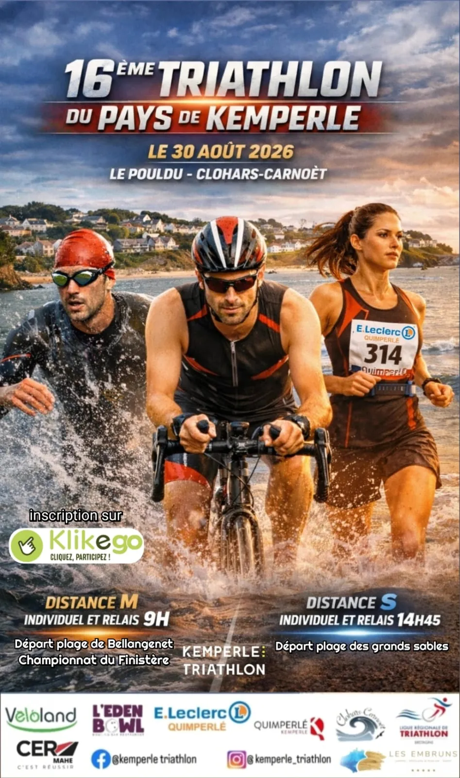 Triathlon du Pays de Quimperlé 2026 Guide Inscription Résultats