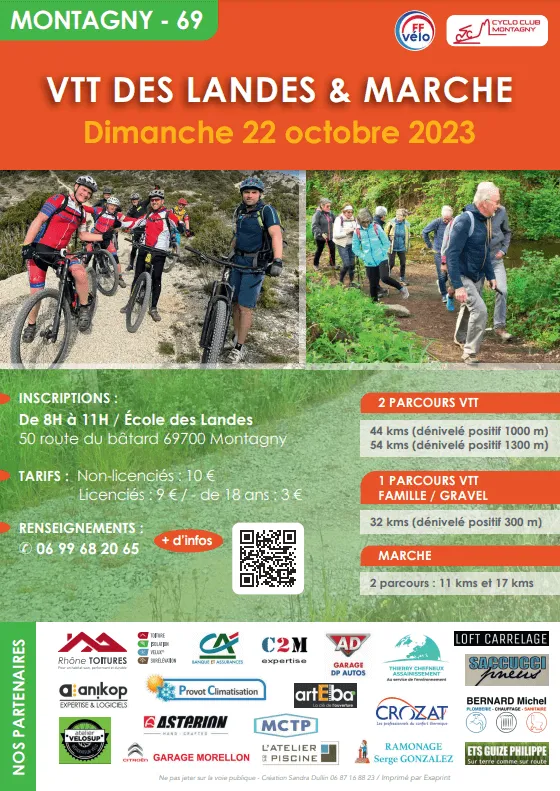 VTT des Landes de Montagny 2026 Guide Inscription Résultats