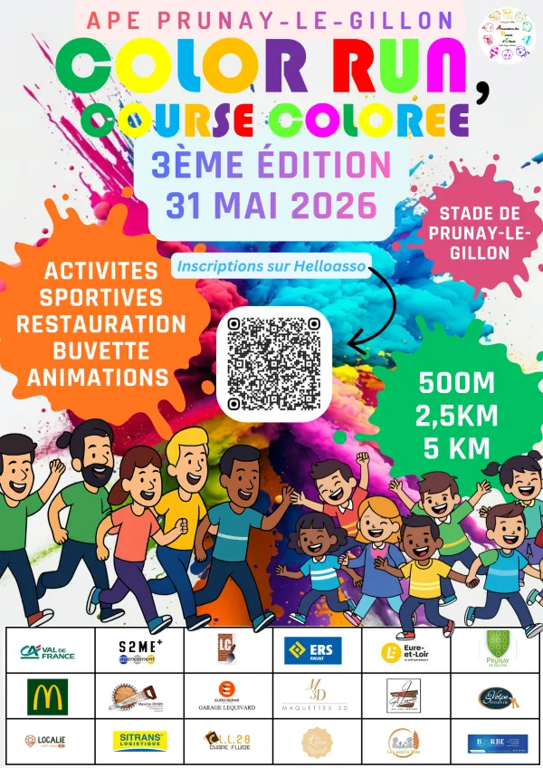 Color Run Prunay le Gillon 2026 Guide Inscription Résultats
