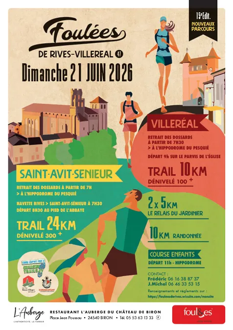 Foulées de Rives-Villeréal 2026 Guide Inscription Résultats