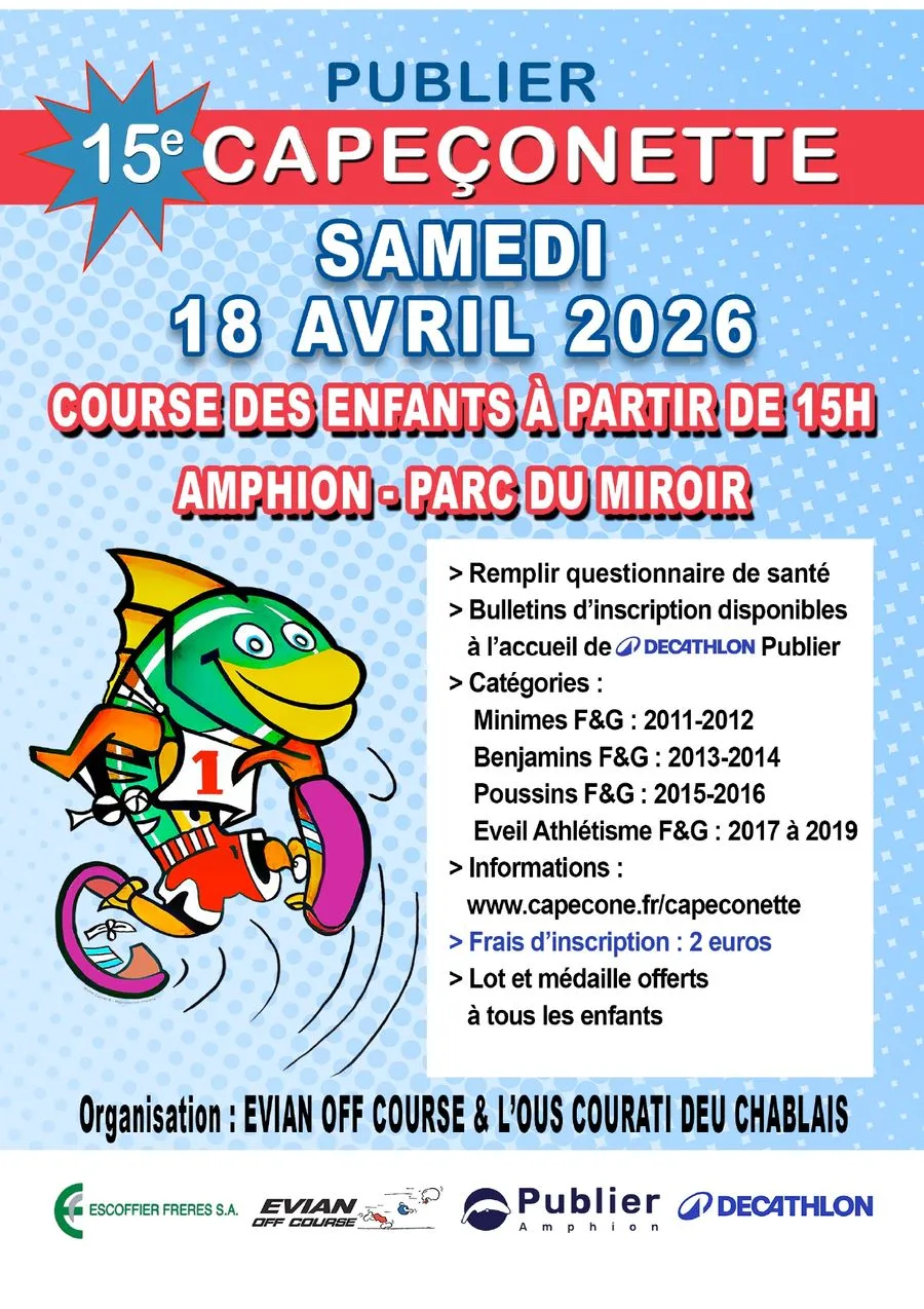 La Capéçonette 2026 Guide Inscription Résultats