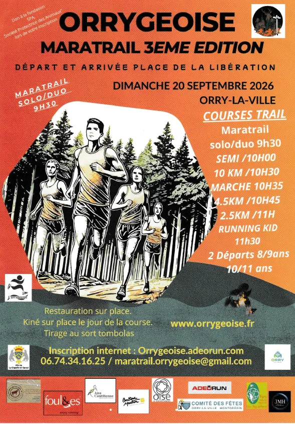 Maratrail l’Orrygeoise 2026 Guide Inscription Résultats