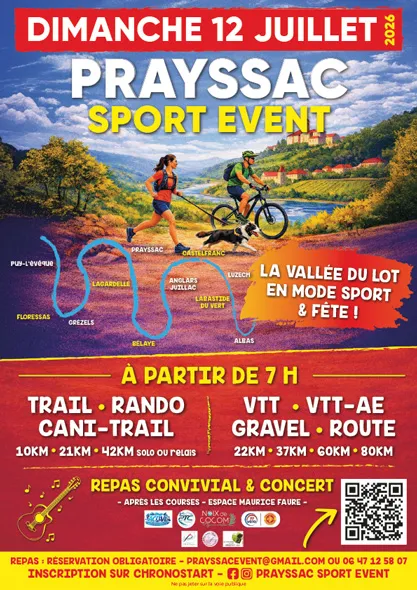 Prayssac Sport Event 2026 Guide Inscription Résultats