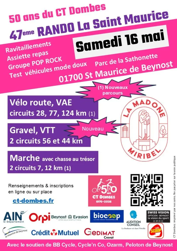 Randonnée Vélo La Saint Maurice 2026 Guide Inscription Résultats